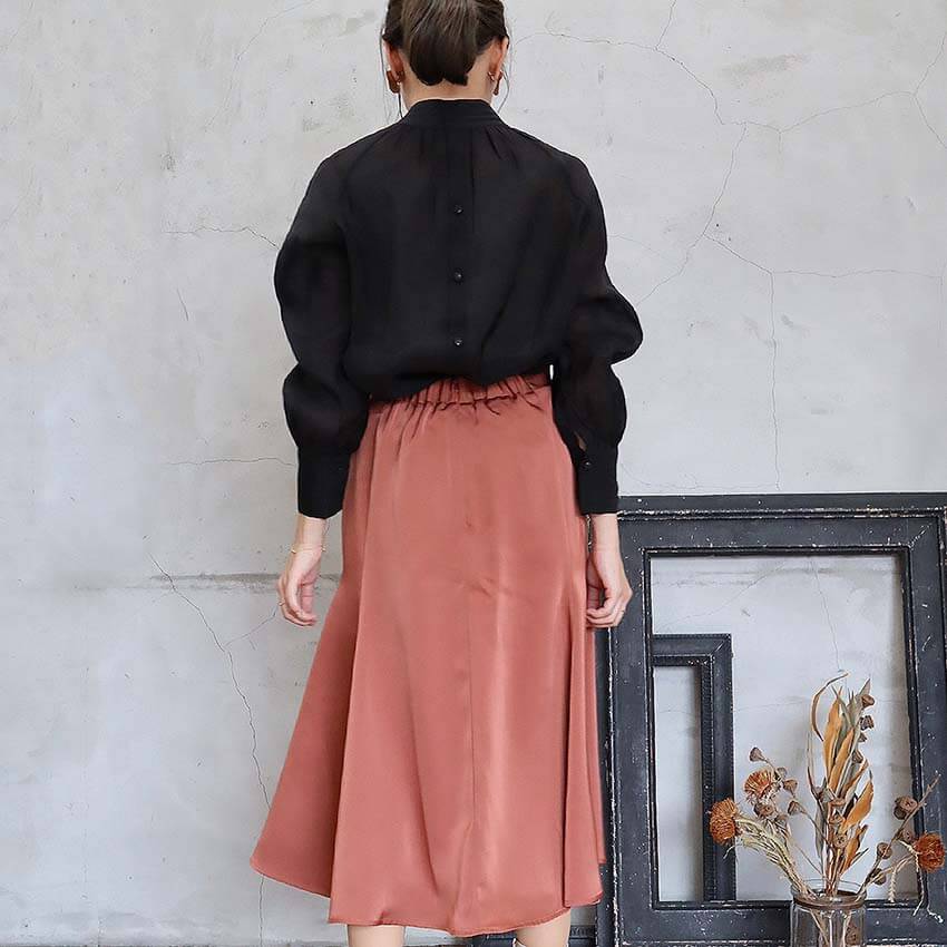 マットサテンマーメイドスカート