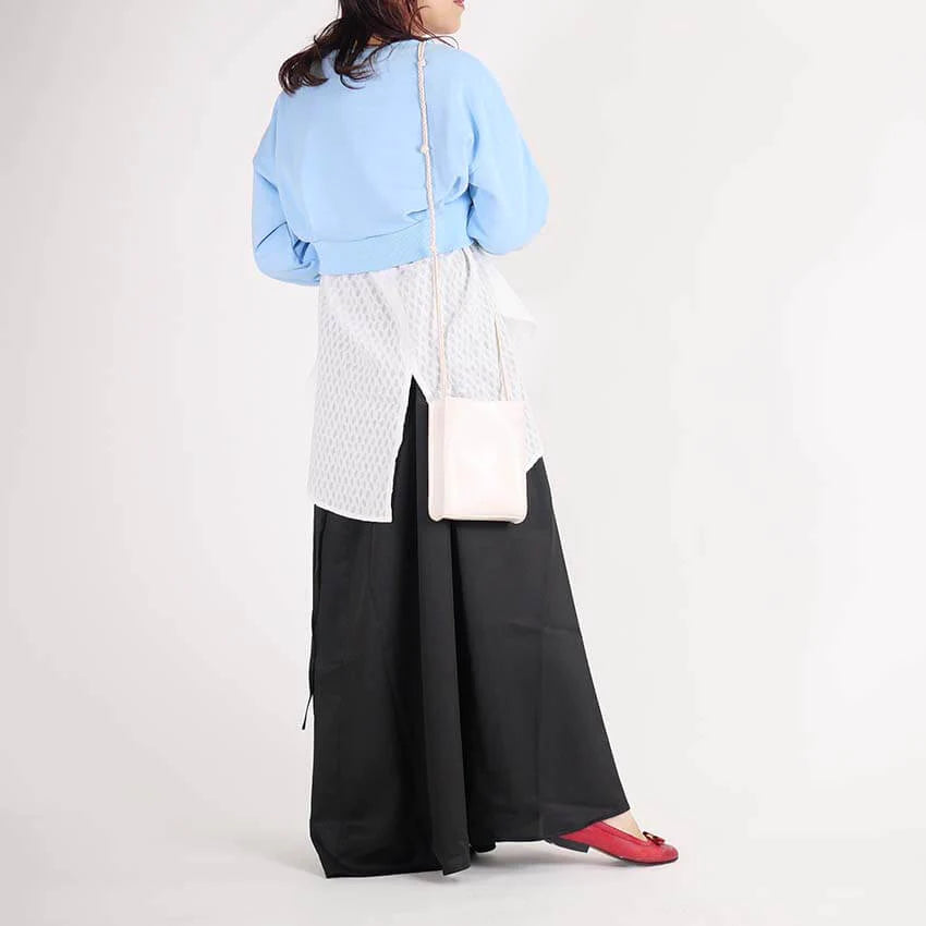 クロップドスウェットトップス