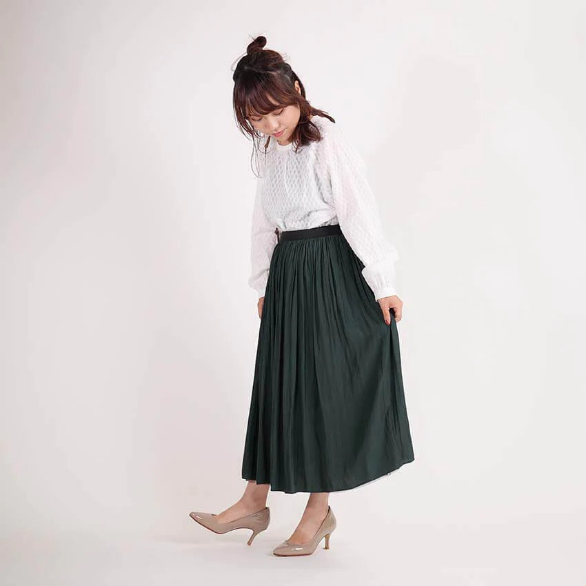 リバーシブルチュールスカート